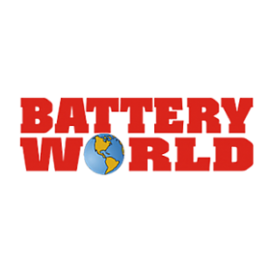 Image of BATTERY WORLD color logo